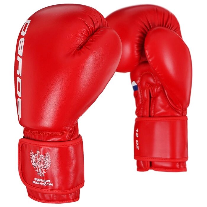 Перчатки боксёрские BoyBo TITAN, IB-23, 10 унций, цвет красный от компании Интернет-гипермаркет «MOLL» - фото 1