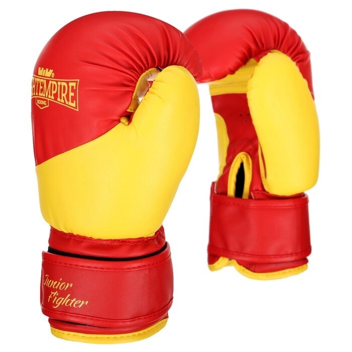 Перчатки боксерские детские FIGHT EMPIRE, JUNIOR FIGHTER, 4 унции от компании Интернет-гипермаркет «MOLL» - фото 1