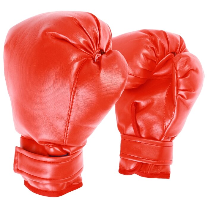 Перчатки боксёрские детские PVC, цвет красный от компании Интернет-гипермаркет «MOLL» - фото 1