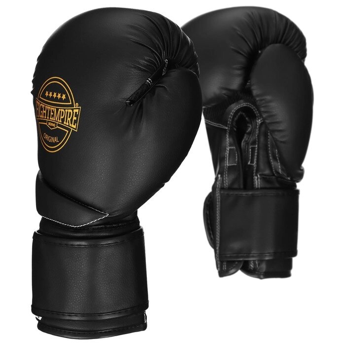 Перчатки боксёрские FIGHT EMPIRE, PLATINUM, 10 унций от компании Интернет-гипермаркет «MOLL» - фото 1