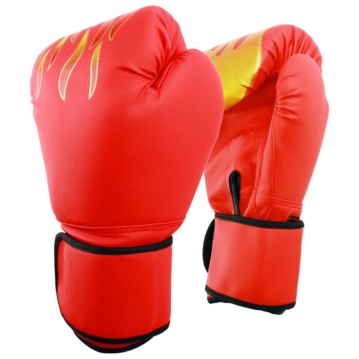 Перчатки боксерские подростковые, цвет красный от компании Интернет-гипермаркет «MOLL» - фото 1