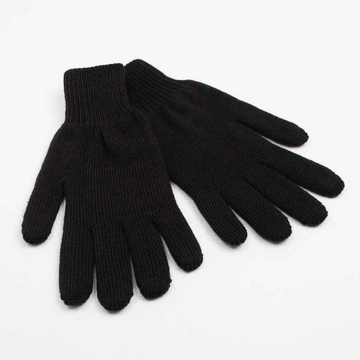 Перчатки, цвет чёрный, размер 20 от компании Интернет-гипермаркет «MOLL» - фото 1