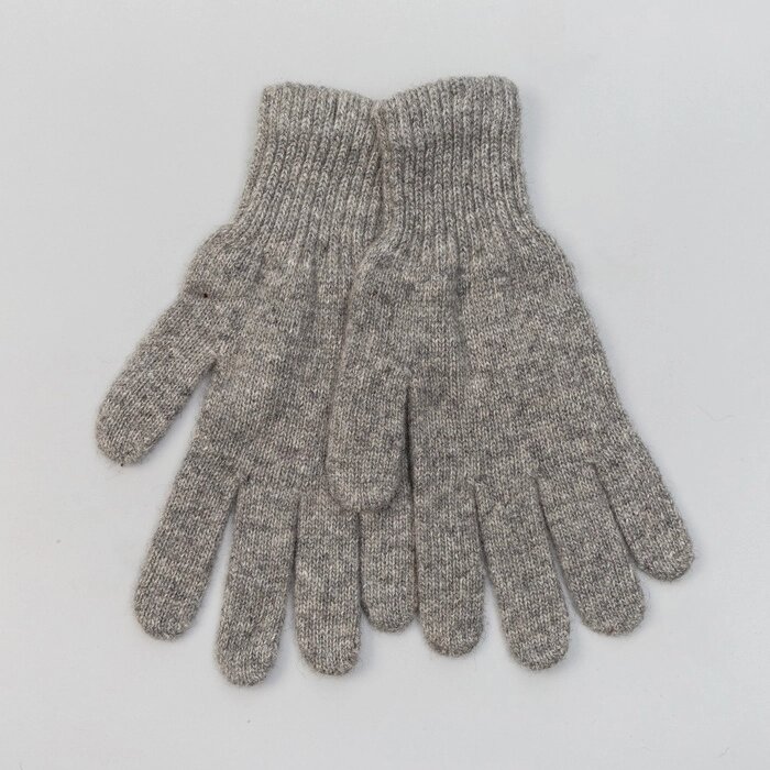 Перчатки мужские из шерсти "Як" 04122 цвет серый, р-р 20-24 от компании Интернет-гипермаркет «MOLL» - фото 1