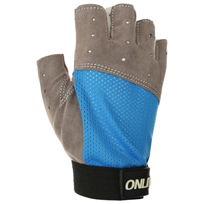 Перчатки спортивные, размер S, цвет синий от компании Интернет-гипермаркет «MOLL» - фото 1