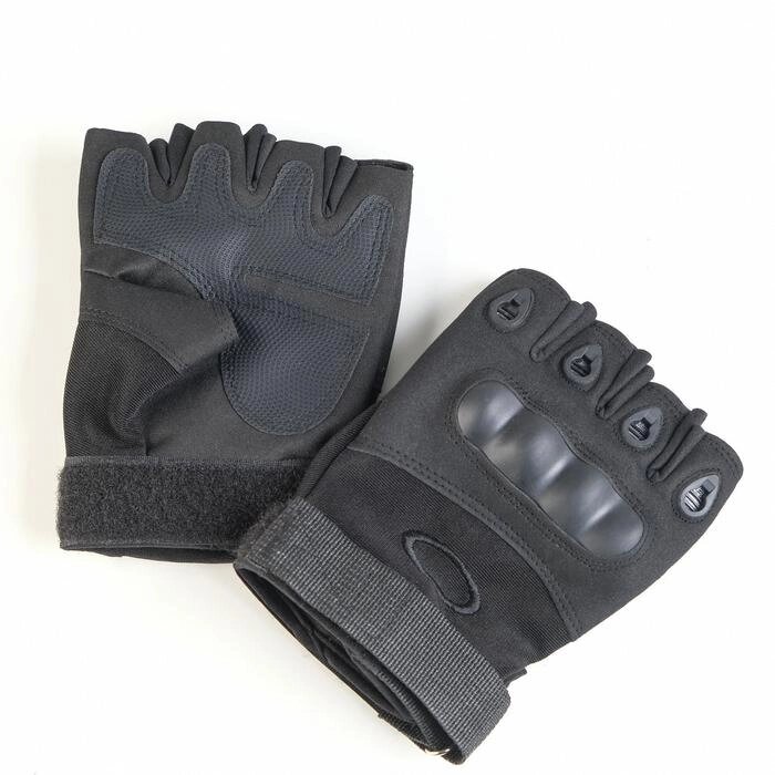 Перчатки тактические черные  Краги  XL от компании Интернет-гипермаркет «MOLL» - фото 1