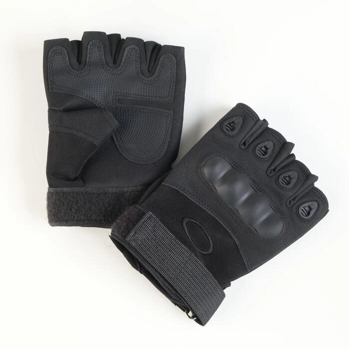 Перчатки тактические" Краги", чёрные, размер L от компании Интернет-гипермаркет «MOLL» - фото 1