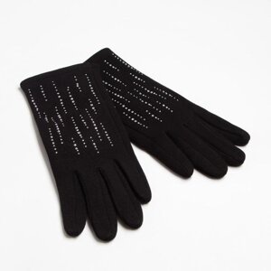 Перчатки женские MINAKU "Рок", р-р 23 см, цв. чёрный