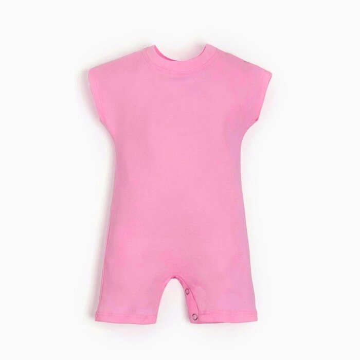 Песочник-футболка детский MINAKU, цвет розовый, рост 62-68 см от компании Интернет-гипермаркет «MOLL» - фото 1