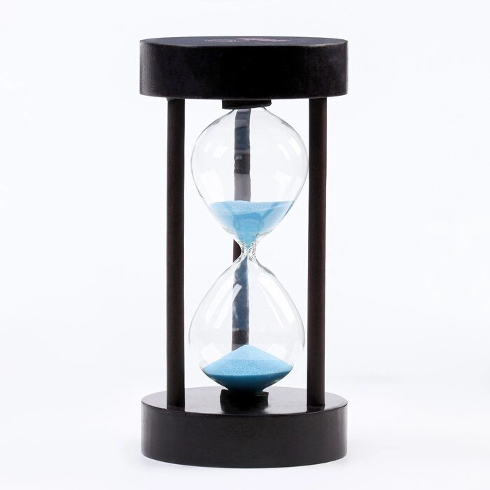 Песочные часы "Амплуа", на 10 минут, 15,5 х 8 см, синий от компании Интернет-гипермаркет «MOLL» - фото 1
