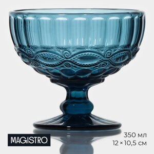 Креманка Magistro "Ла-Манш", 350 мл, d=12 см, цвет синий