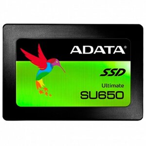 Накопитель SSD A-Data Ultimate SU650 ASU650SS-480GT-R, 480Гб, SATA III, 2.5"