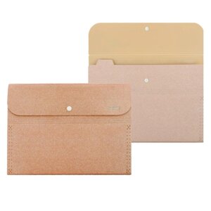 Папка-конверт (картотека) на кнопке 6 отделений, deVENTE "Glitter Shine" A4 (320x230 мм), 400 мкм, фактура