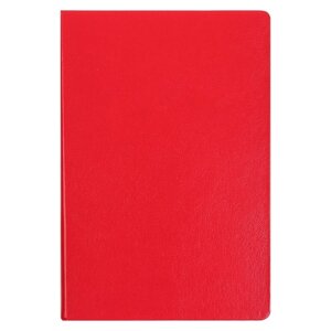 Ежедневник недатированный А5, 160 листов Megapolis, твёрдая обложка, искусственная кожа, красный