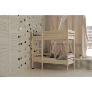 Детская двухъярусная кровать "Дональд", 80 160 см, цвет сосна