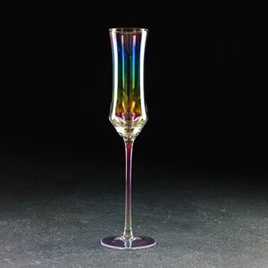 Бокал для шампанского "Кира", 180 мл, 7х25,5 см, цвет перламутр