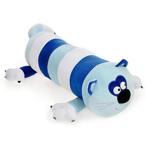 Мягкая игрушка "Кот-Батон", цвет голубой, 56 см