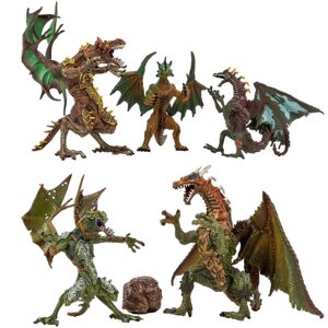 Набор фигурок: 5 драконов, 1 аксессуар