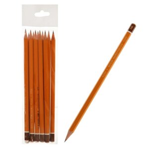 Набор карандашей чернографитных разной твердости 12 штук Koh-i-Noor 1500/12, 3B-3H