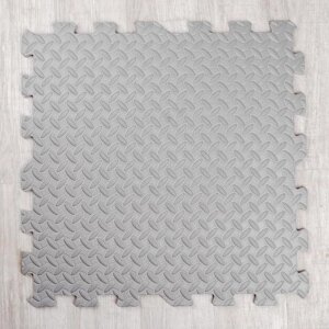 Развивающий коврик-пазл "Серый" 60х60х1 см