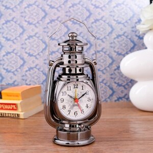 Часы настольные с будильником "Керосинка", 21х9х7.5 см