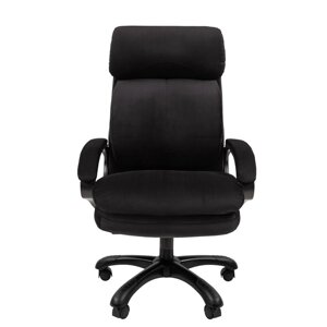 Кресло руководителя Chairman 505 экопремиум черный, пластик черный