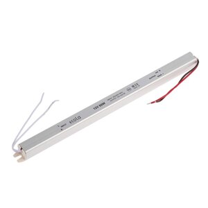 Блок питания для светодиодной ленты Ecola LED strip Power Supply, 60Вт, 12В, длинный, тонкий