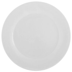 Тарелка обеденная с утолщённым краем "White Label", 25252 см, цвет белый