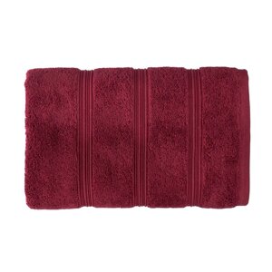 Полотенце Oscar, размер 50 90 см, цвет бордовый