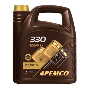 Масло моторное PEMCO 330 SAE 5W-30, синтетическое, 4 л