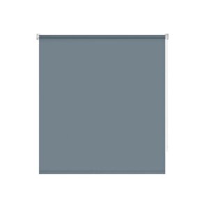 Рулонная штора "Плайн", 120х160 см, цвет синяя сталь