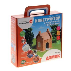 Конструктор керамический для детского творчества "Домик", 99 деталей