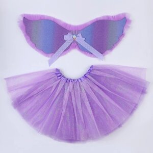 Карнавальный набор "Фея", 5-7 лет: юбка с х/б подкладом, крылья