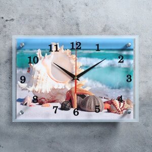 Часы настенные, серия: Море, "Обитатели морского дна", 25х35 см, микс