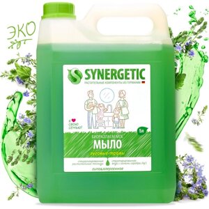 Мыло жидкое биоразлагаемое Synergetic, для мытья рук 5л