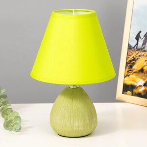 Настольная лампа "Эстель" Е14 40Вт зеленый 17х17х26 см