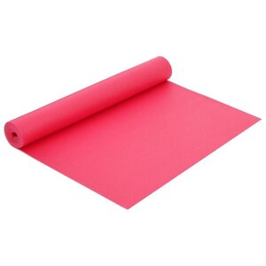 Коврик для йоги 173 61 0,4 см, цвет розовый