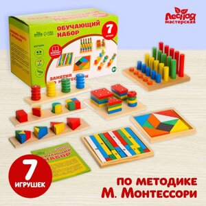 Обучающий набор "Занятия по Монтессори" 7 игрушек