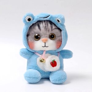 Мягкая игрушка "Котик в костюме", цвета МИКС