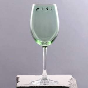 Бокал для вина "Wine", 360 мл зеленый
