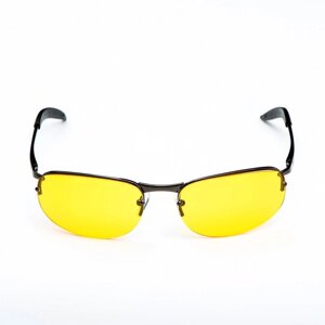 Водительские очки, непогода/ночь, линзы - желтые, темно-серые