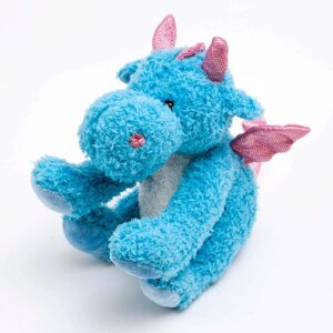Мягкая игрушка "Дракон", 21 см, цвет голубой