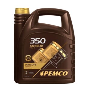 Масло моторное PEMCO 350 SAE 5W-30, синтетическое, 5 л