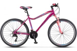 Велосипед 26 Stels Miss 5000 V (рама 18) V050 Фиолетовый/розовый, LU089377