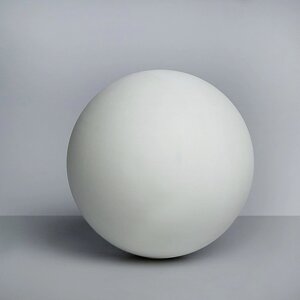 Геометрическая фигура, шар "Мастерская Экорше", 15 см (гипсовая)
