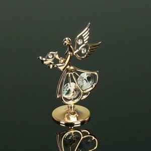 Сувенир "Ангел с голубем", 357.5 см, с кристаллами Сваровски
