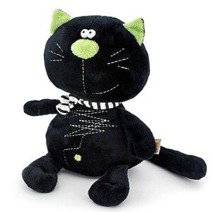 Мягкая игрушка "Кот Батон", цвет чёрный, 20 см
