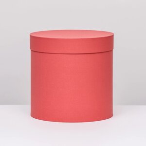 Шляпная коробка красная , 23 х 23 см