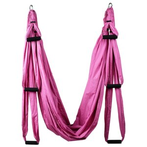Гамак для йоги 250 140 см, цвет розовый