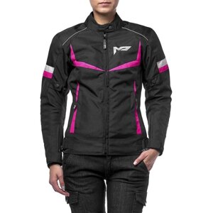 Куртка женская ASTRA черно-розовая, XS