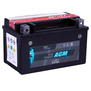 Аккумулятор intAct IA YTX7A-BS, AGM, 12В, 6Ач, пуск ток 80 А, прямая (+ -)